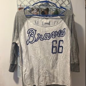 PINK by Victoria’s Secret Braves 3/4 Shirt Sz M